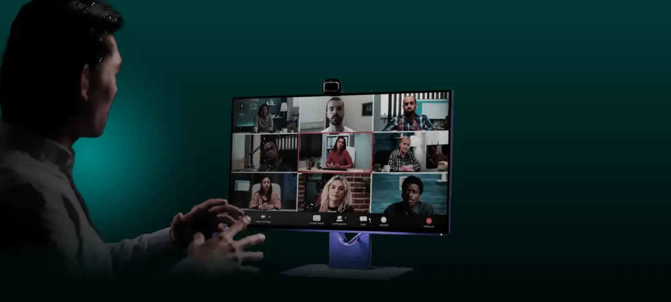 Virtual meeting with a BPO staff Healthcare BPO in the Philippines: A photo which shows virtual meeting